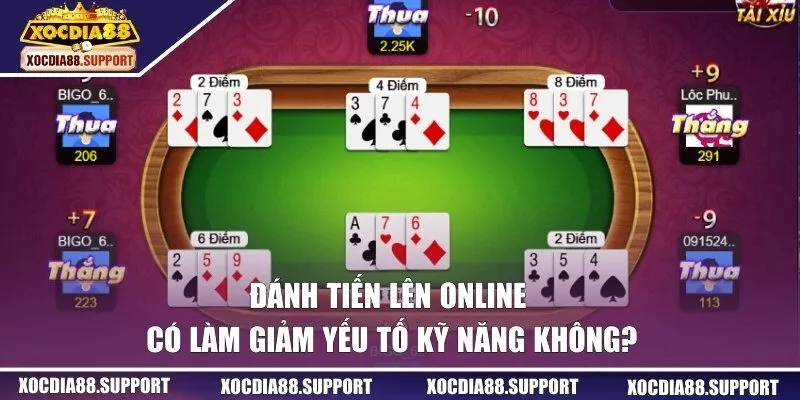 Đánh tiến lên online